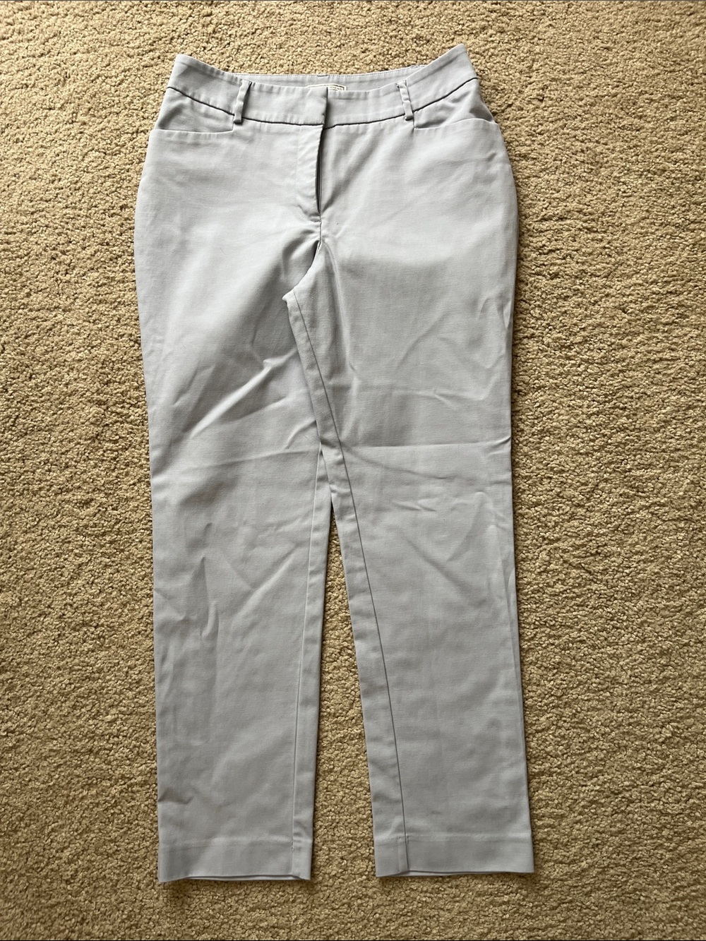 Dana Buchman Light Gray Tailored DressCasual Pants